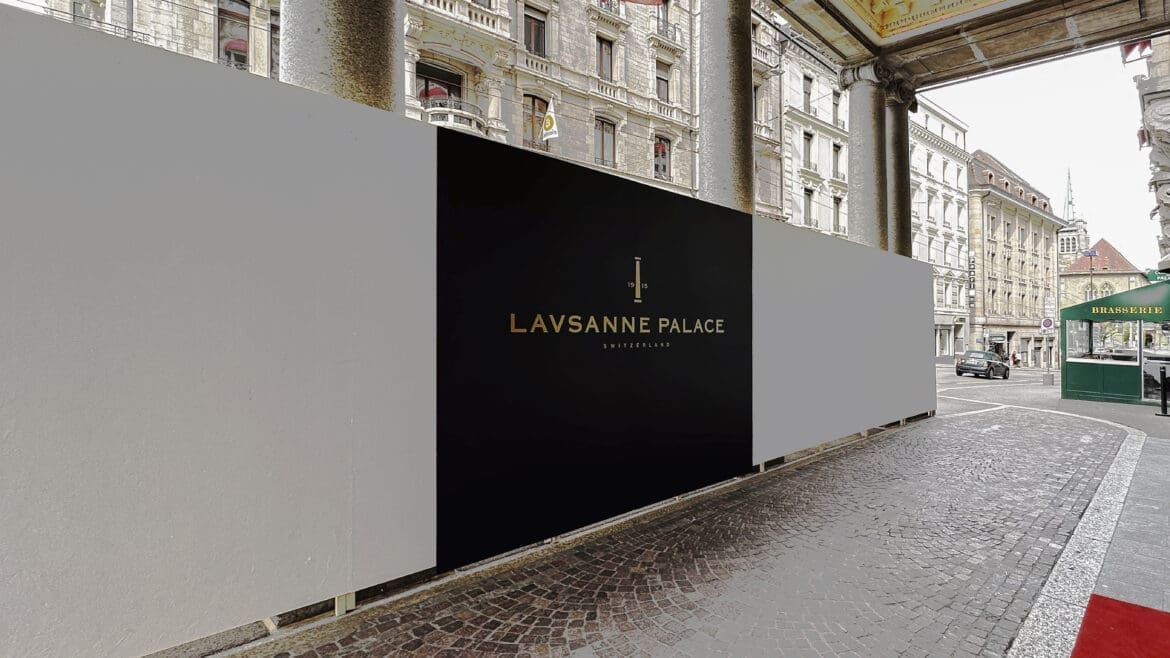 Panneau Lausanne Palace